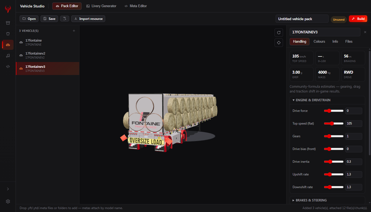 SCREENSHOT — HANDLING TAB