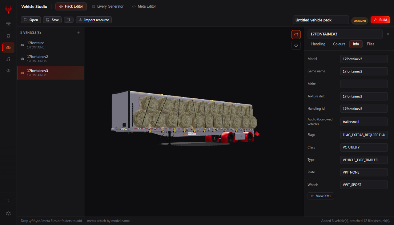 SCREENSHOT — INFO TAB